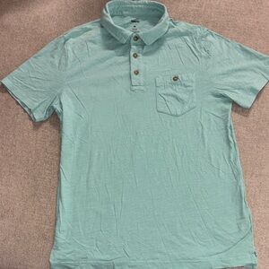 Sonoma Men's Aqua Polo Shirt